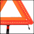 china manufacturer car accessory traffic sign PMMA sign reflector e-mark led lights warning triangle for road safety